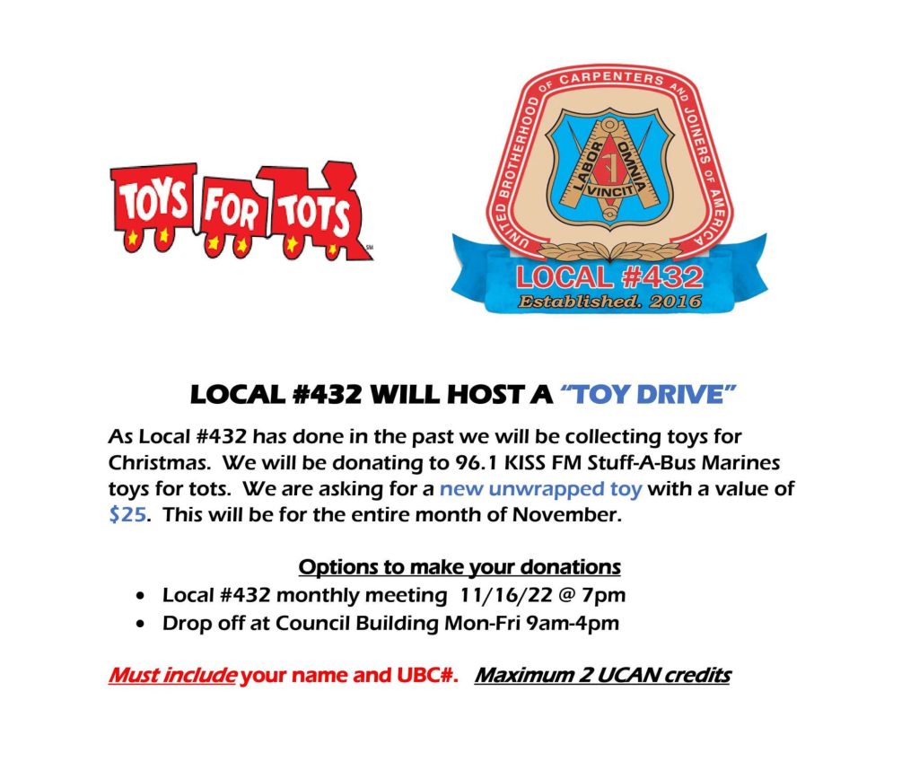 2022 TOY drive