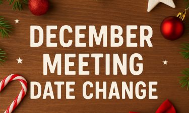 DECEMBER MEETING DATE CHANGE