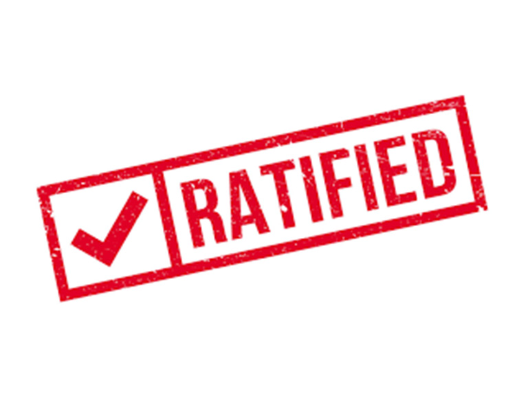 Ratified